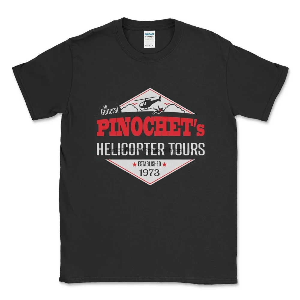 

44 Pinochet - Pinochet'S Helicopter Tours Established T-Shirt S-2Xl