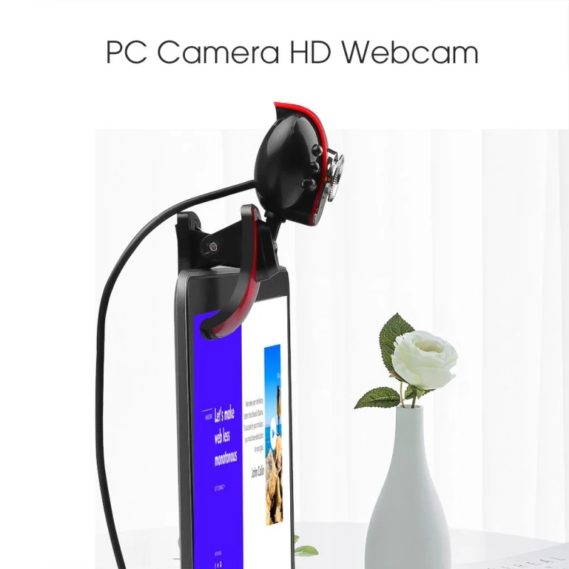 Веб-камера с микрофоном USB 2 0 50 м 480P 6 светодиодный | Компьютеры и офис