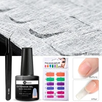 1 set fiberglass nail extension silks kit quick building gel set tip nail wraps form extension diy manicure nail art tool kit