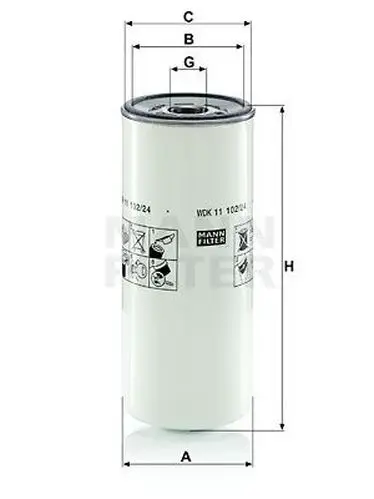 Fuel filter VOLVO FH FM/RENAULT Magnum Premium MANN-F | Автомобили и мотоциклы