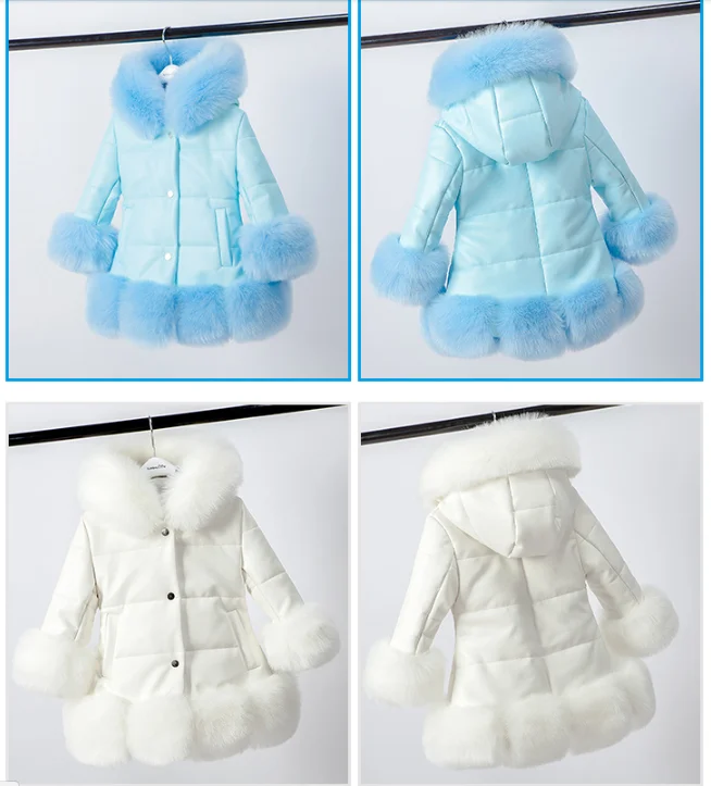 Детское меховое пальто для девочек зимняя теплая верхняя одежда | Детская и обувь