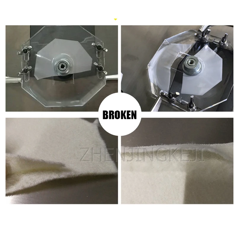 Автоматическая регулировка ножа Двусторонняя кашемировая машина для продольной