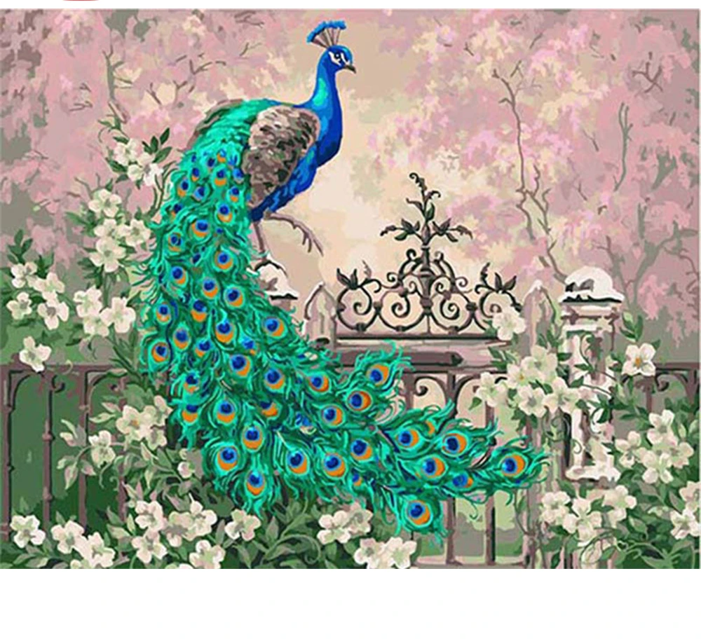 

CraftArtGo картина по номерам животных живопись на холсте Ручная роспись подарок алмазов картина по номерам водопад комплекты, украшение для до...