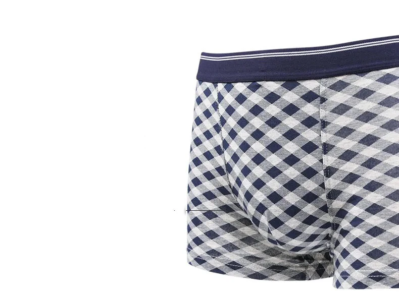 5Pcs/Lot New  Men'S Boxer Men'S Underwear High-Quality Cotton Antibacterial Breathable Men'S Boxer Pants 5XLPIUS Size Shorts