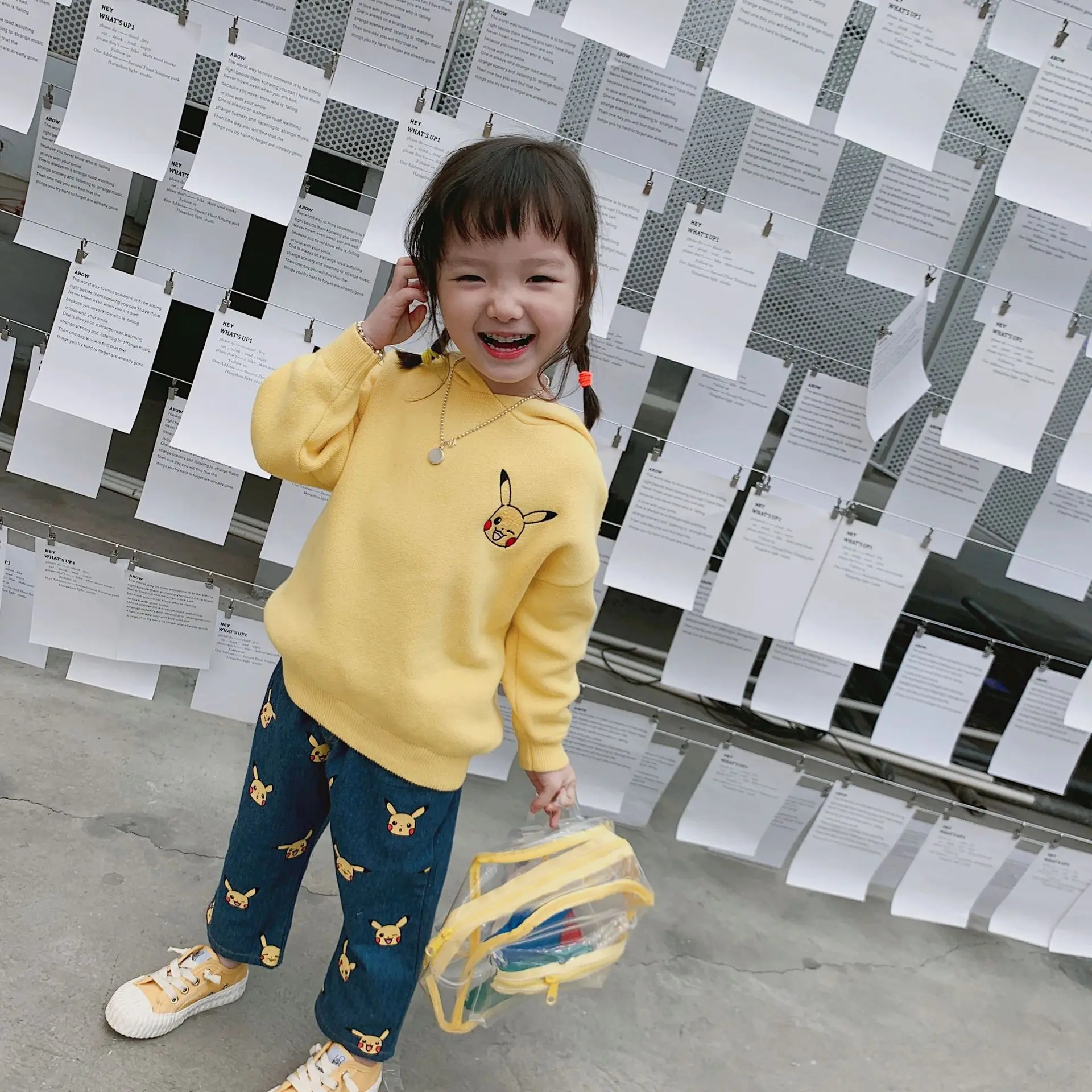Tonytaobaby Autumn and Winter Clothes New Boys and Girls Children's Wear Children's Hooded Sweater Cartoon Cute