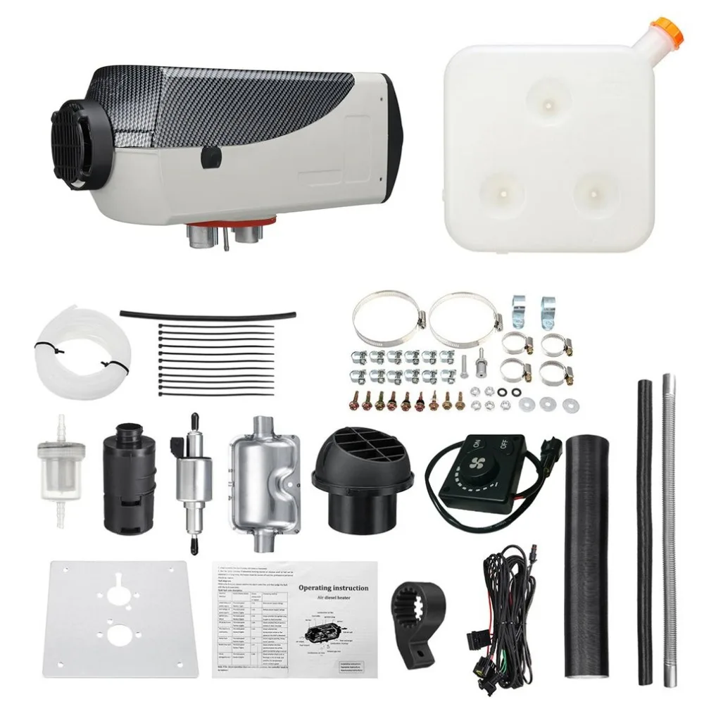 Белый цвет 12 в одно отверстие стояночный Дизельный подогреватель воздуха