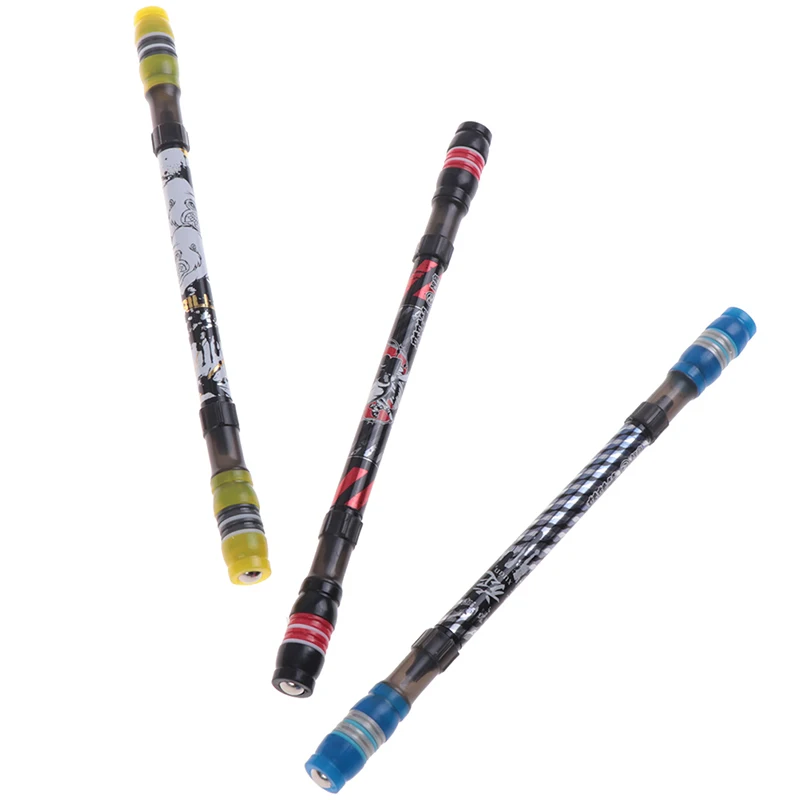 

5091 Ball Point Penspinning Non Slip Coated Spinning Pen Learning Office Supplie