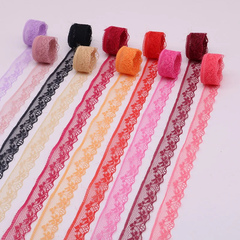 Лента кружевная с вышивкой 10 ярдов 20 мм | Дом и сад