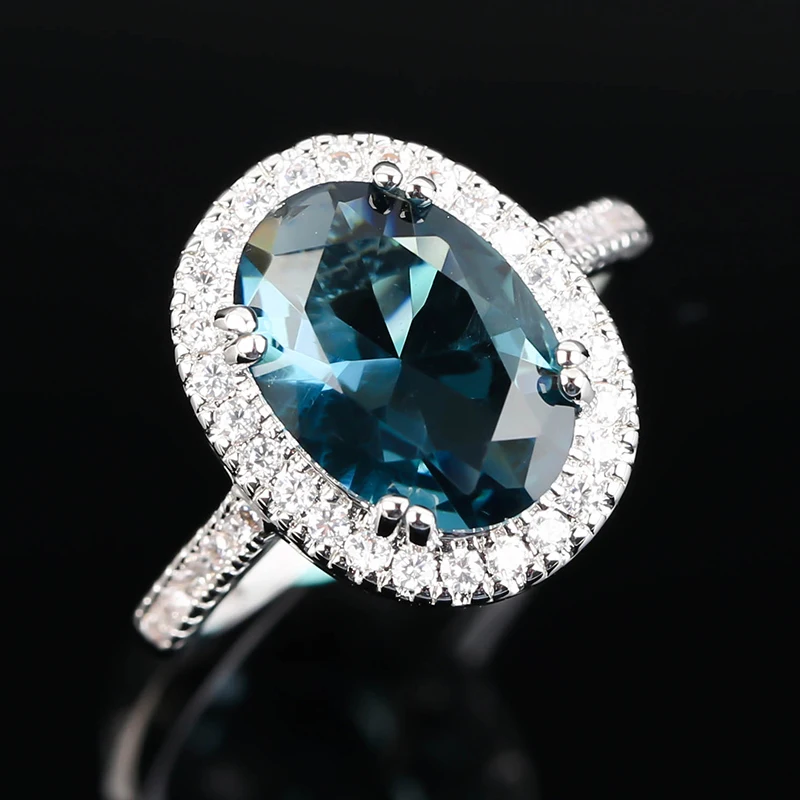 Лидер продаж обручальное кольцо с овальным кубическим цирконием для вечеринки