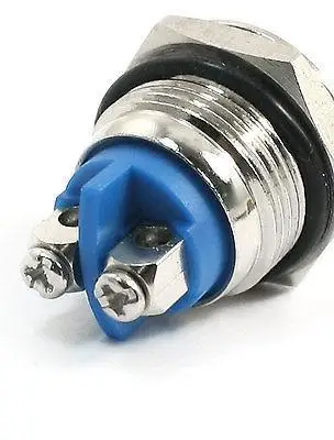 AC 250V 3A SPST 16 мм резьба мгновенный металлический кнопочный переключатель с Высокой