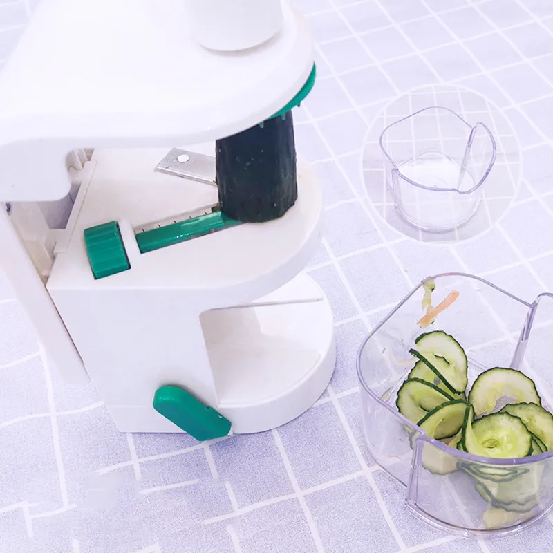 5 In 1 Vegetable Spiralizer Mandoline Slicer With Rotating Blades Cutter Pasta Spaghetti Zucchini Noodles Maker Kitchen Gadget | Дом и сад