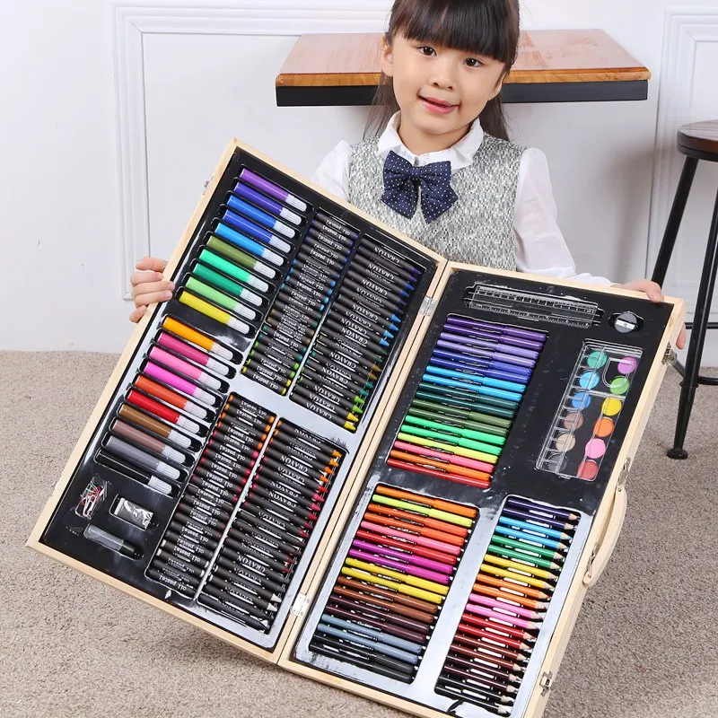180 шт. художественных наборов детский набор для рисования инструмент с
