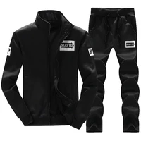 2021 casual tracksuit men sets brand sportswear streetwear hoodies and pants two piece sets autumn and winter