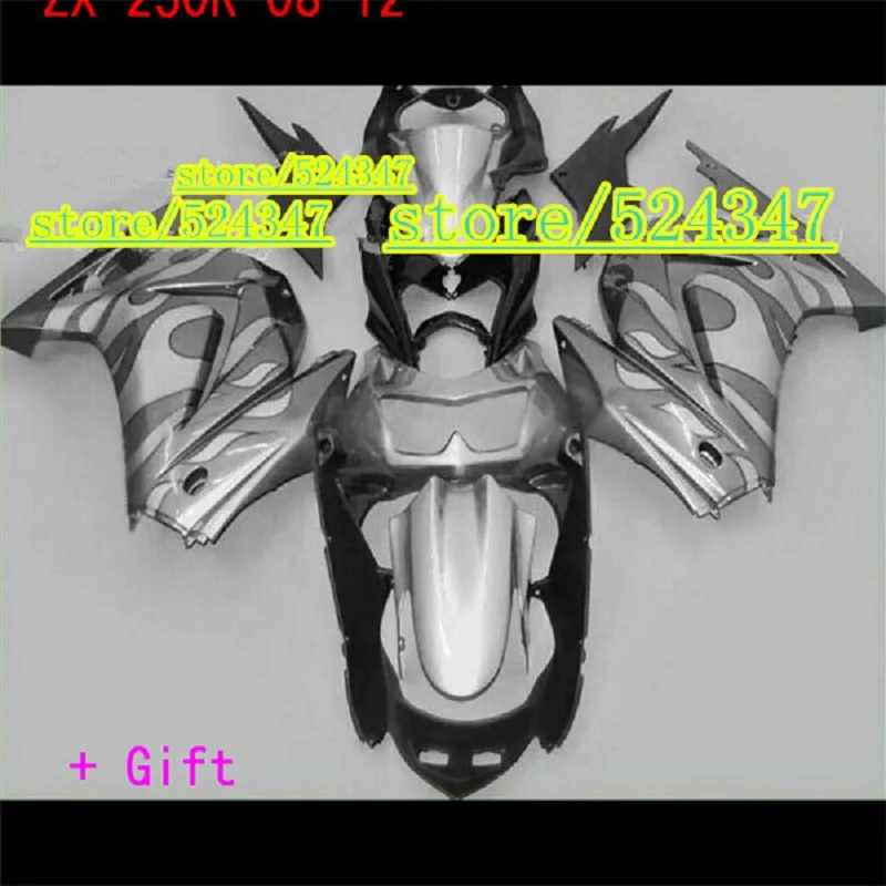 

Комплект обтекателей для Kawasaki Ninja ZX250R 08 09-14 ZX250R 2010-2011-2012-2013-2014