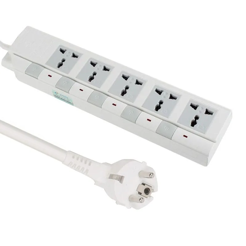 Удлинительный шнур питания 1 8 м удлинитель с независимым переключателем