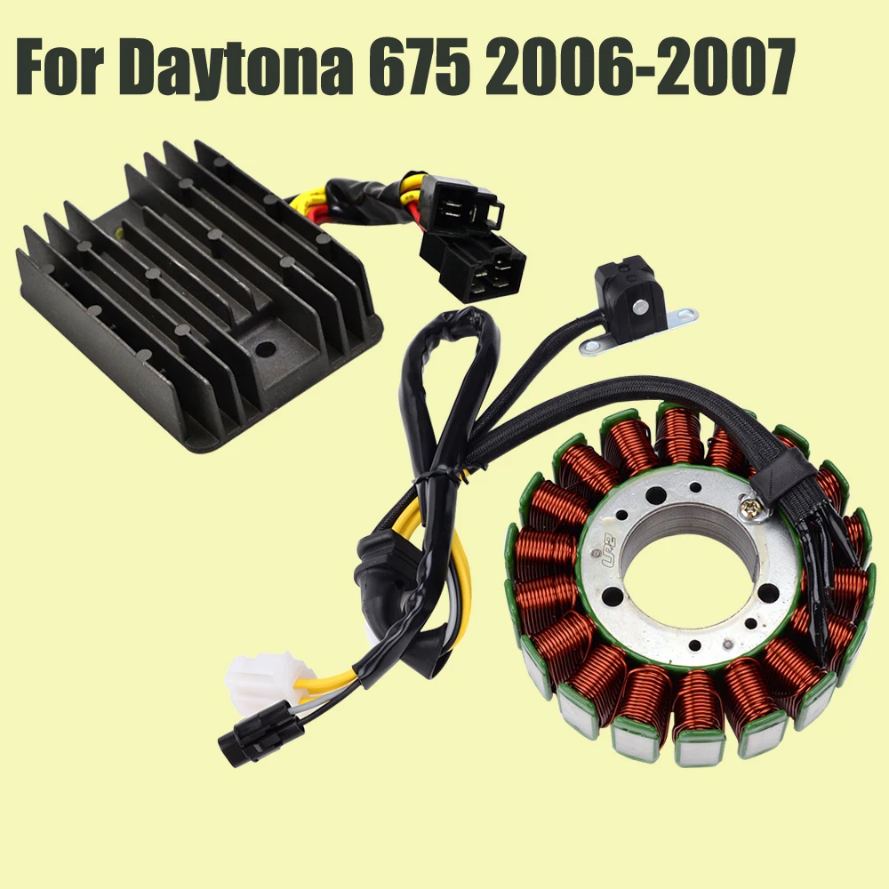

Stator Coil & Voltage Regulator Rectifier for Daytona 675 2006 2007