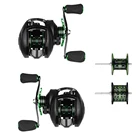 Катушка для заброса приманки для ловли окуня в соленой воде, свежая катушка, максимальное усилие Тяги 8 кг, Рыболовная катушка для ловли окуня, двойная металлическая катушка, рыболовная снасть