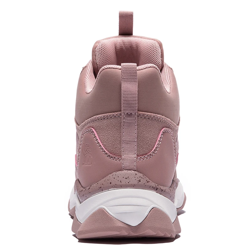 CAMEL Women Men High Top Mountain Climbing Boots Outdoor Non-slip Hiking Shoe Couple Trekking Shoes Winter Warm Plush Snow Boots