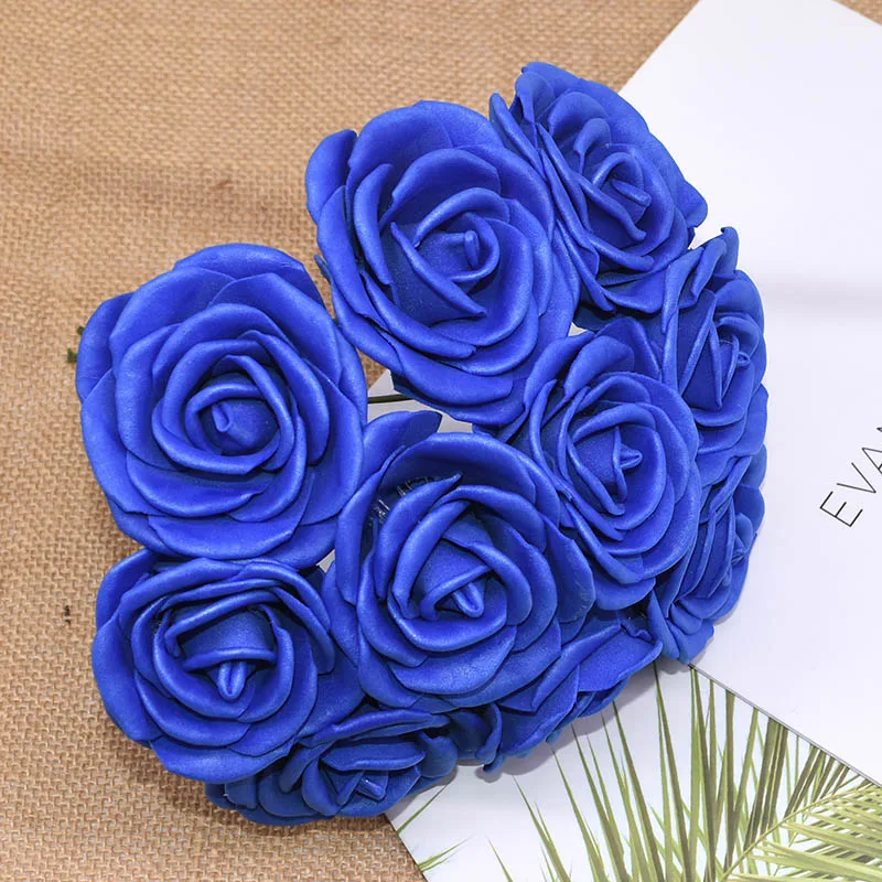 5/10 шт. 8 см Искусственный Пена роза искусственный цветок букет невесты