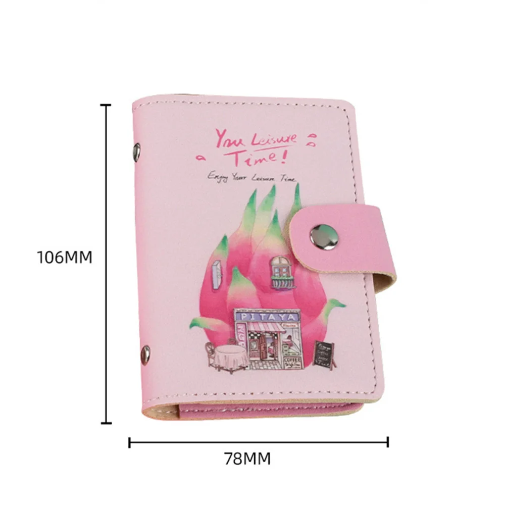 

Cute Card Holder ID Cover Women Portable Bank Card Passport Business PU Leather Wallet Case Purse Bags