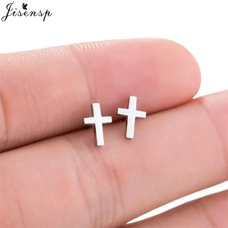 Серьги-гвоздики Jisensp в стиле панк для мужчин и женщин Ювелирное Украшение