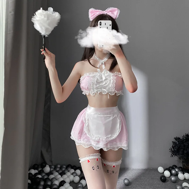

Sexy Lingerie Maid Uniform Temptation Costume Sexy Maid Sexy Set Lingerie Costume Body Suit Sexy Women Clothing