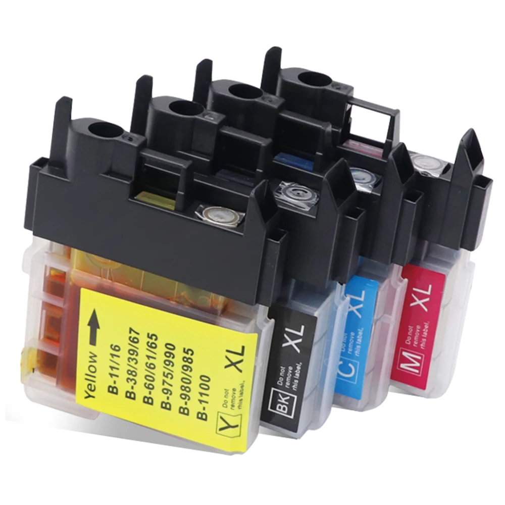 YC LC980 чернила LC1100 Чернила для Brother DCP-195C DCP-585CW DCP-385C 375CW MFC-990CW MFC-6490CW MFC-490CW MFC-5890CN J615W |