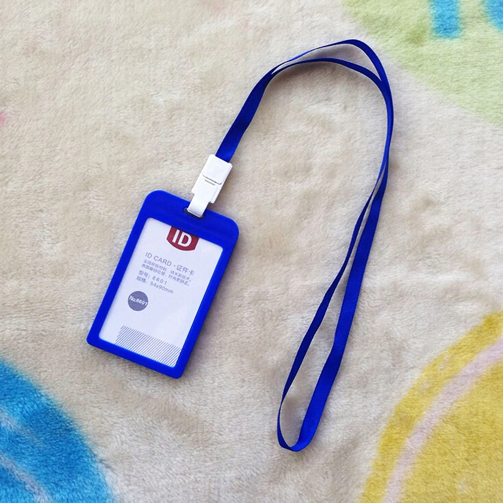 Candy Colors Identity Badge Bank Card Neck Strap Bus ID Holders With Lanyard Women Men Name Credit | Багаж и сумки