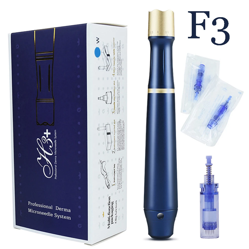 Dermapen F3 Microneedling Mesotherapy Electric Auto Micro Needle System Professional Derma Pen MTS Kit Stamp Facial Care Dr Pen