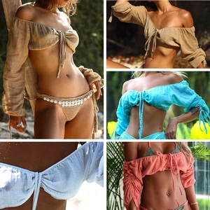 Женская футболка с вырезом-лодочкой, летняя, белая, с коротким рукавом, с бантом на спине