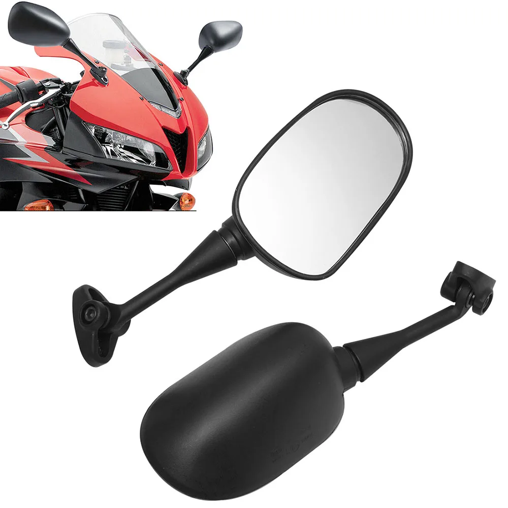 

L&R Black Rear View Mirrors Fit For Honda CBR 600 RR 2003-2019 CBR1000RR 04-07