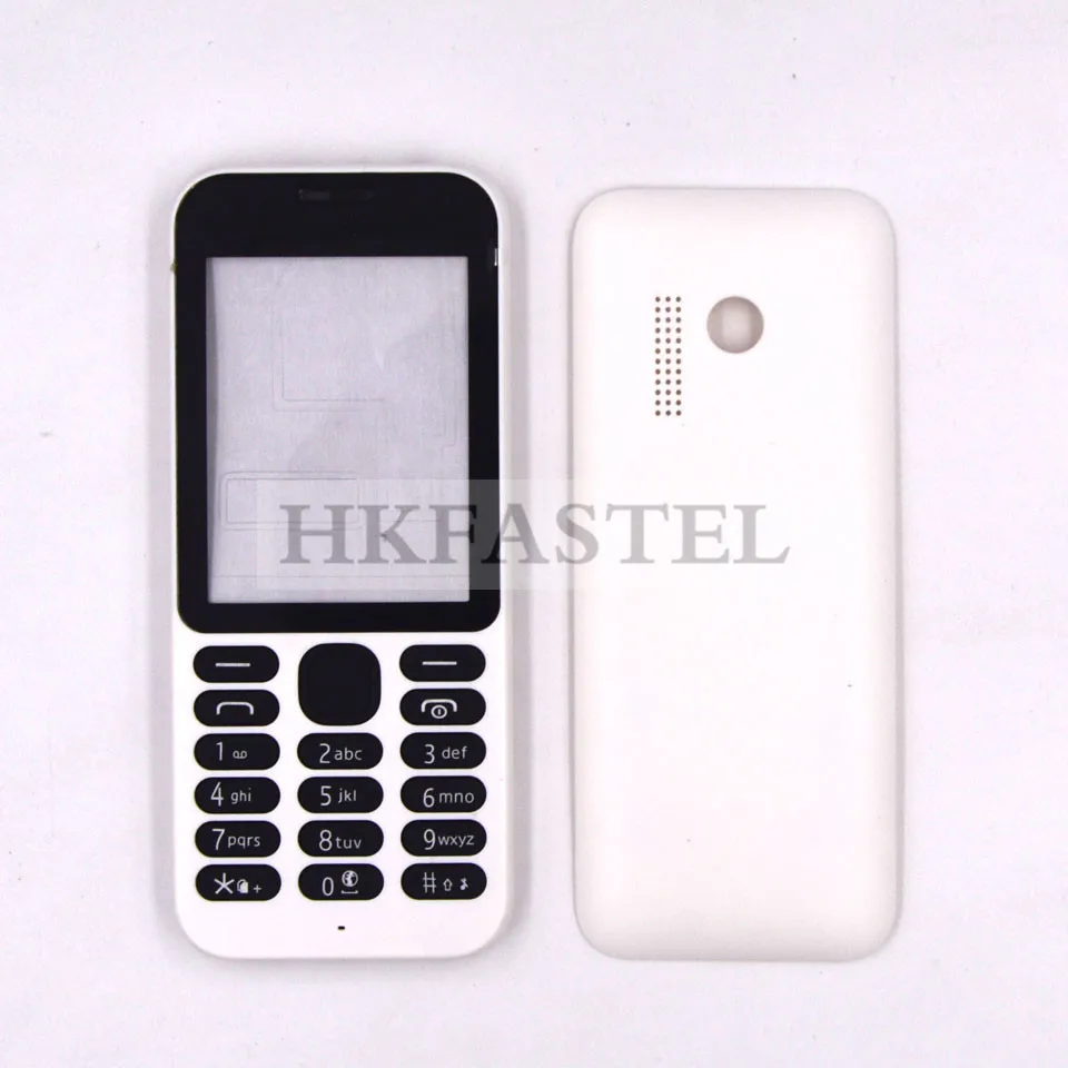 HKFASTEL высококачественный корпус клавиатуры для Nokia 215 Dual SIM Полный Мобильный телефон чехол с клавиатурой