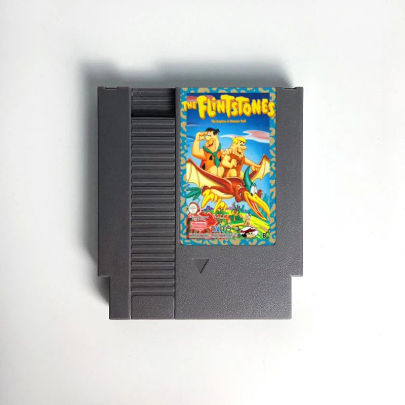 

Flintstoned Surprise at Dinosaur Peak! - Game Cartridge For NES Console 72 Pin