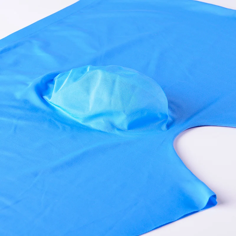 Бесшовное Мужское нижнее белье ледяной шелковистый чехол мягкие сексуальные