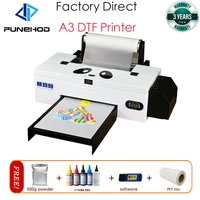 punehod a3 dtf transfer l1800 dx5 printing printer pre heating diy heat press textile t shirt frabic machine for small business