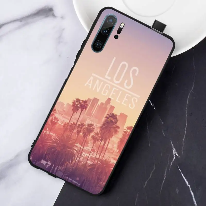 

Travel Los Angeles California Phone Case For Huawei honor Mate P 10 20 30 40 Pro 10i 9 10 20 8 x Lite