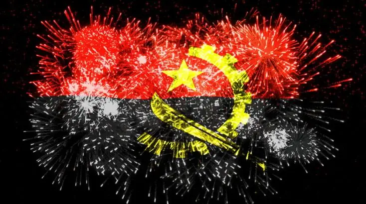 

Флаг Анголы 60*90 см с фейерверком, искусство любого хобби, история, флаг, баннер