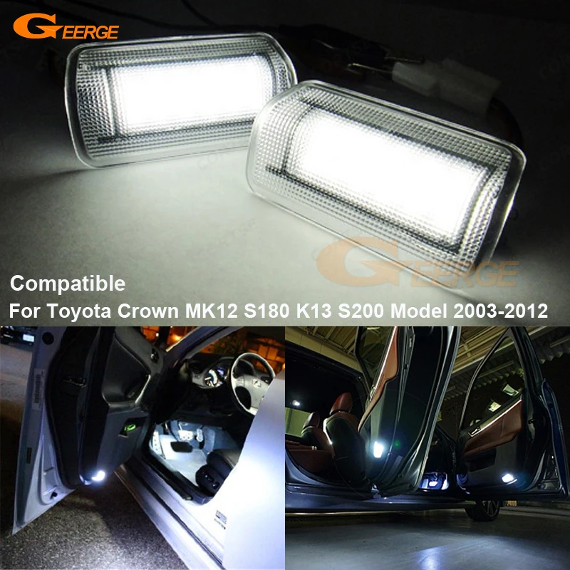Для Toyota Crown MK12 S180 K13 S200 модель 2003-2012 отличный ультра яркий Smd светодиодный дверной