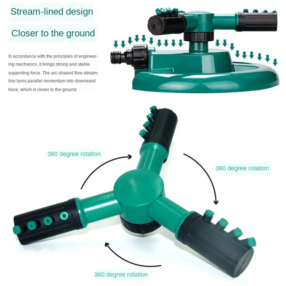 

Sprinkler Rotating Lawn Sprinkler Garden Sprinkler Large Area Coverage Water Sprinklers for Lawns and Gardens Outdoor