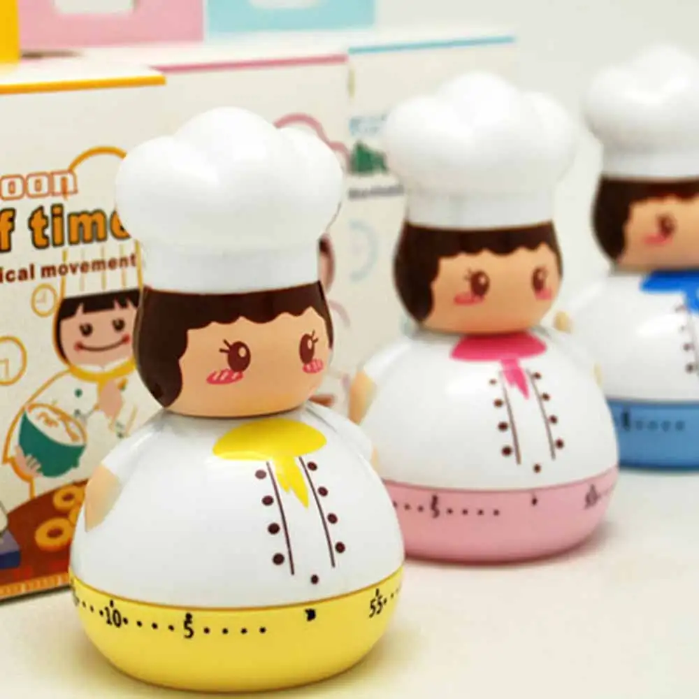 

Kitchen Timer Bear Mechanical Kitchen Timer Clock Multipurpose Lovely Kitchen Cooking Tools Study Reminder Countdown Management