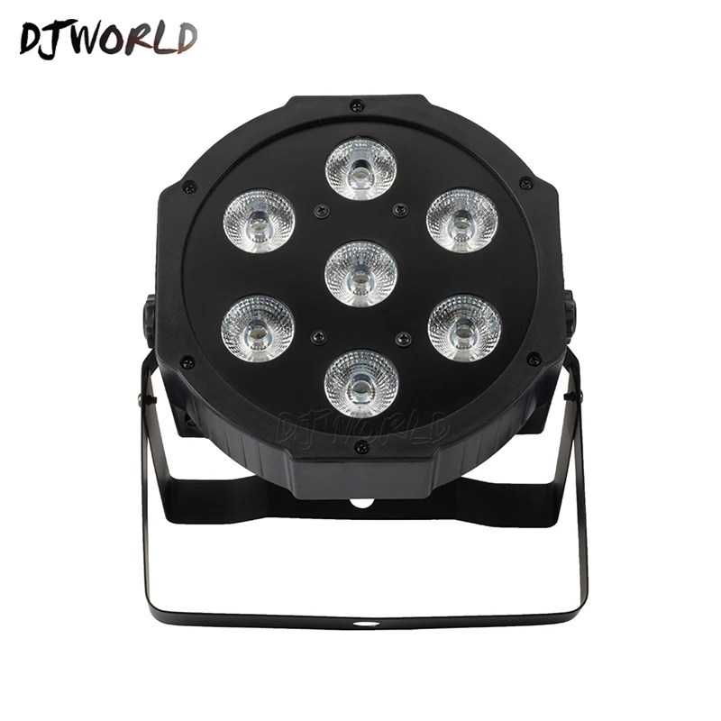 Djworld LED Par 7x18W RGBWA + UV 6 в 1 для профессиональных сценических светильник DMX512 световой