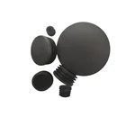 2050100 шт черные пластиковые ножки для мебели Вилки круглая внутренняя штепсельная вилка трубы заглушка конец Кепки Bung перегородки стол стул подушка для ног