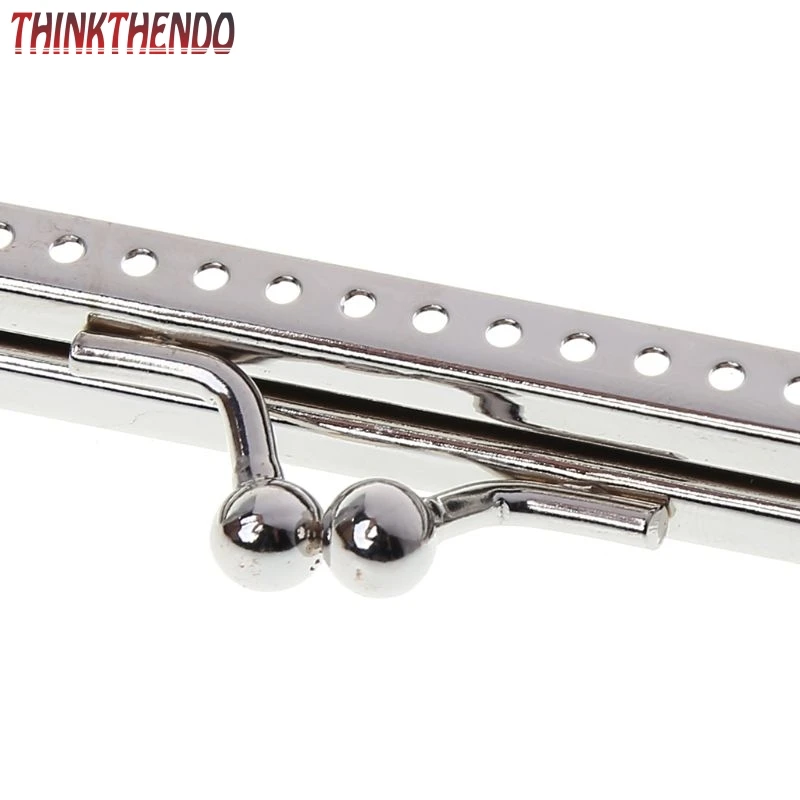 Новинка серебристая ручка швейная Сумочка сумки для монет металлическая