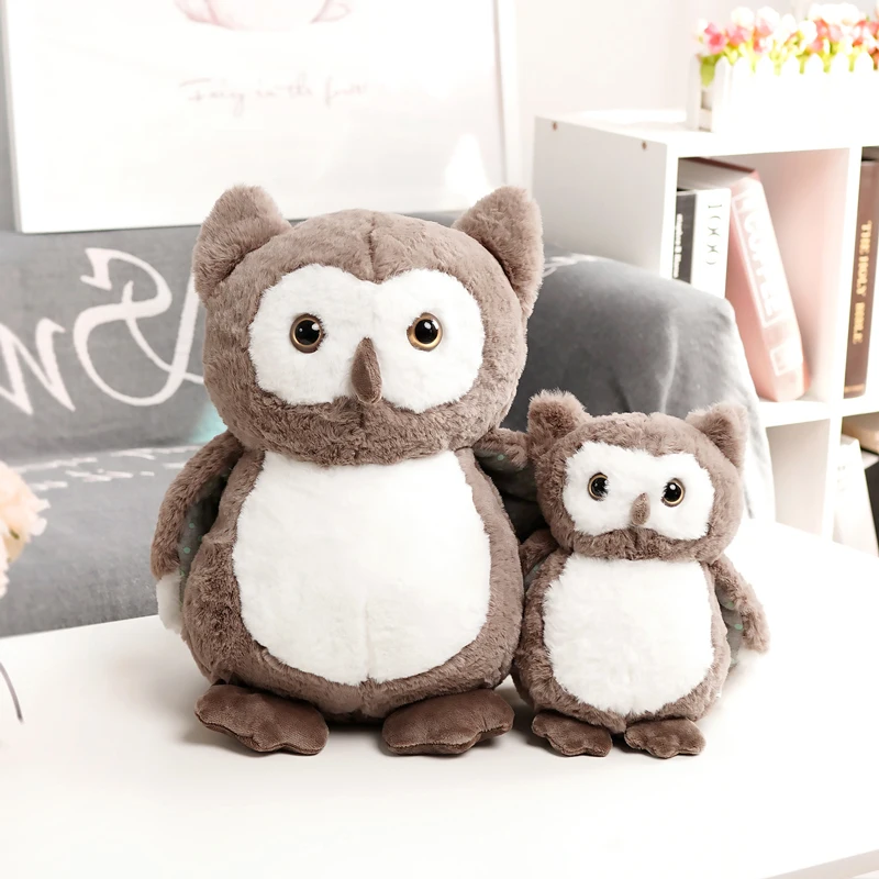 

25/40cm Kawaii Owl Plush Toy Cute Bird Animals Doll Baby Toys Soft Pillows Birthday Gift For Children Kids Girls Boys Home Decor