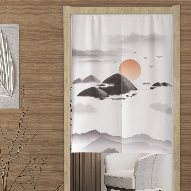 Занавеска с перегородками декоративная половинная занавеска для кухни и душа не