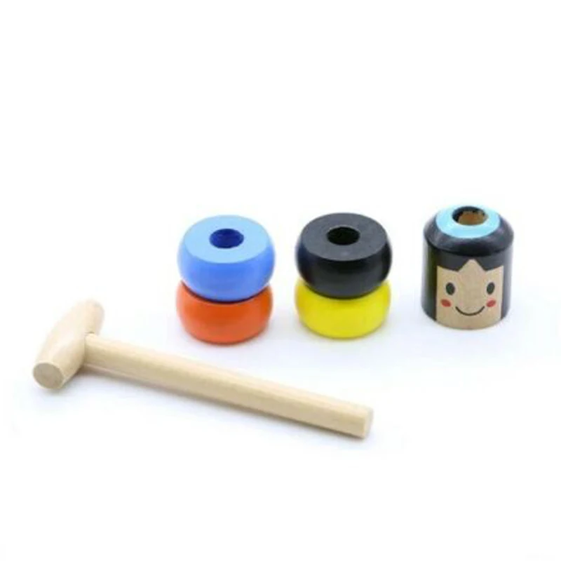 Funny Small Wooden Man Magic Blocks Toy Unbreakable Little Puppet Folk Craft For Birthday Christmas Decor Gift | Дом и сад