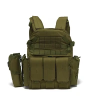 6094 mens tactical military molle vest airsoft sport protection vests army combat training body armor vest outdoor hunting