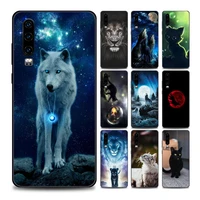 the wolf lion cat phone case for huawei p10 lite 20 30 40 lite e pro plus 50 pro p smart z soft silicone cover coque