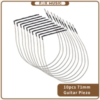 1pc5pcs10pcs 4 string acoustic guitar bass transducer under bridge saddle piezo pickup 71mm piezo rod black guitar accessories
