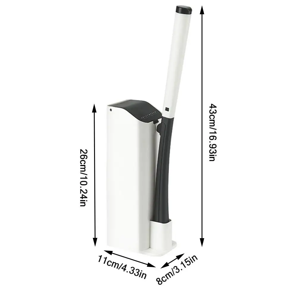 

Disposable Toilet Brush Set Replaceable Clean Brush Head Wall-Mounted Homehold Long Handle Cleaning Tool Bathroom Accessories